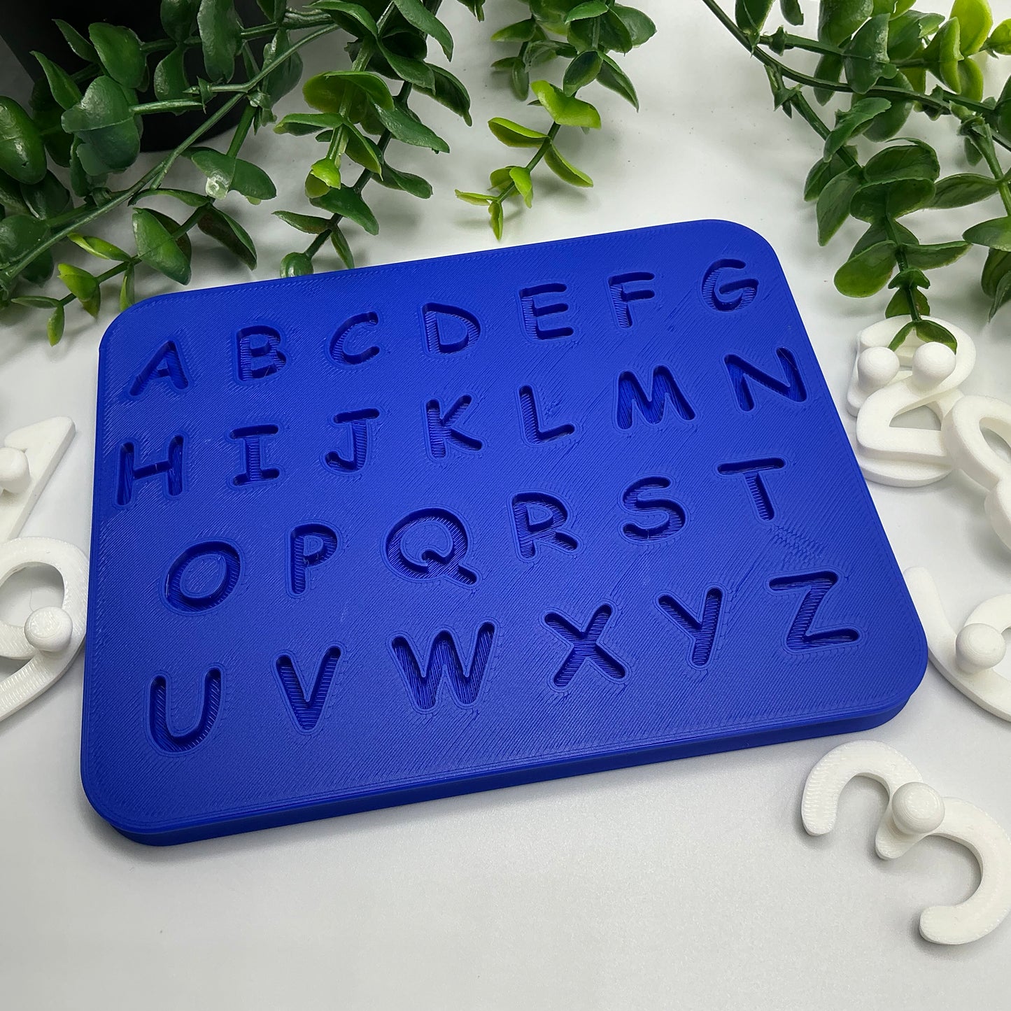 3D Printed Number Puzzle 1-9 Eco Friendly Montessori Toy Double Sided Alphabet J - View 15