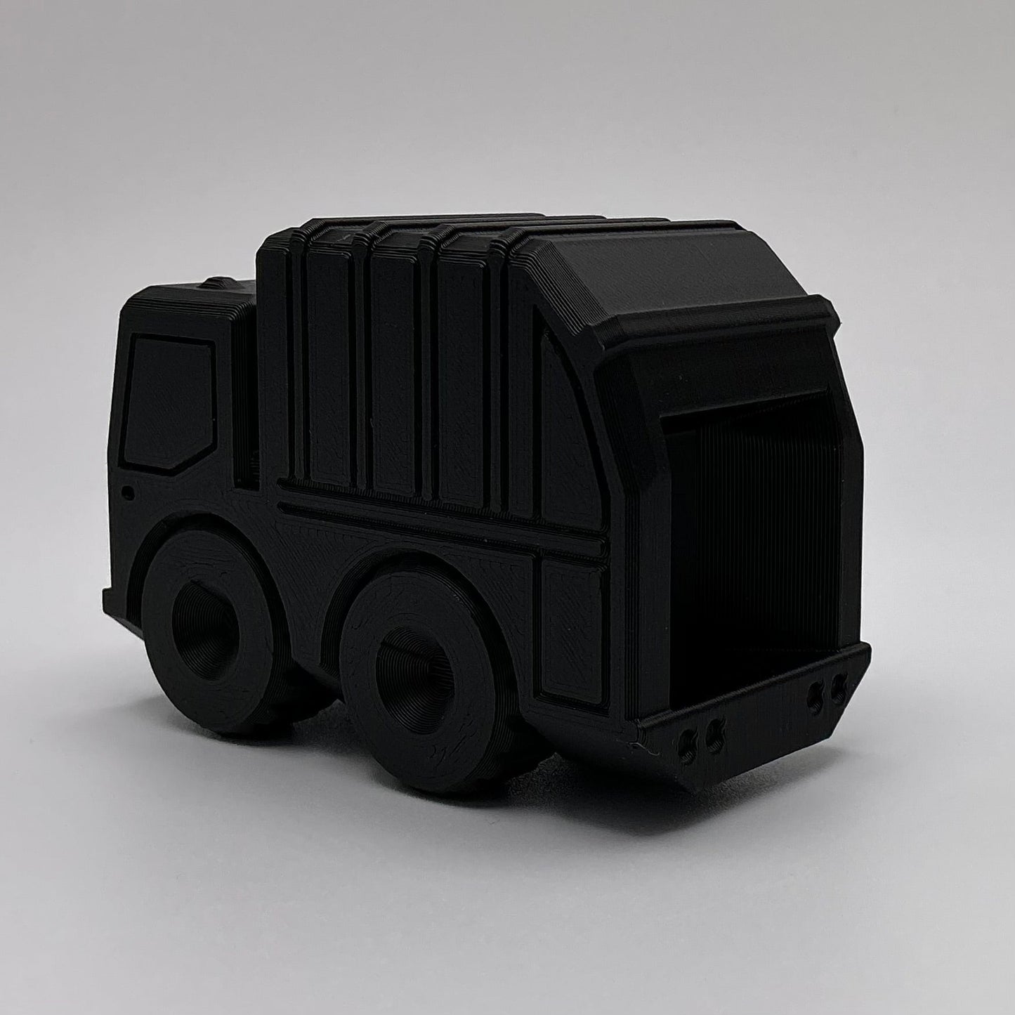 3D Printed Garbage Truck Toy Articulated Recycling Vehicle Durable Kids Toy Truck Eco-Friendly
