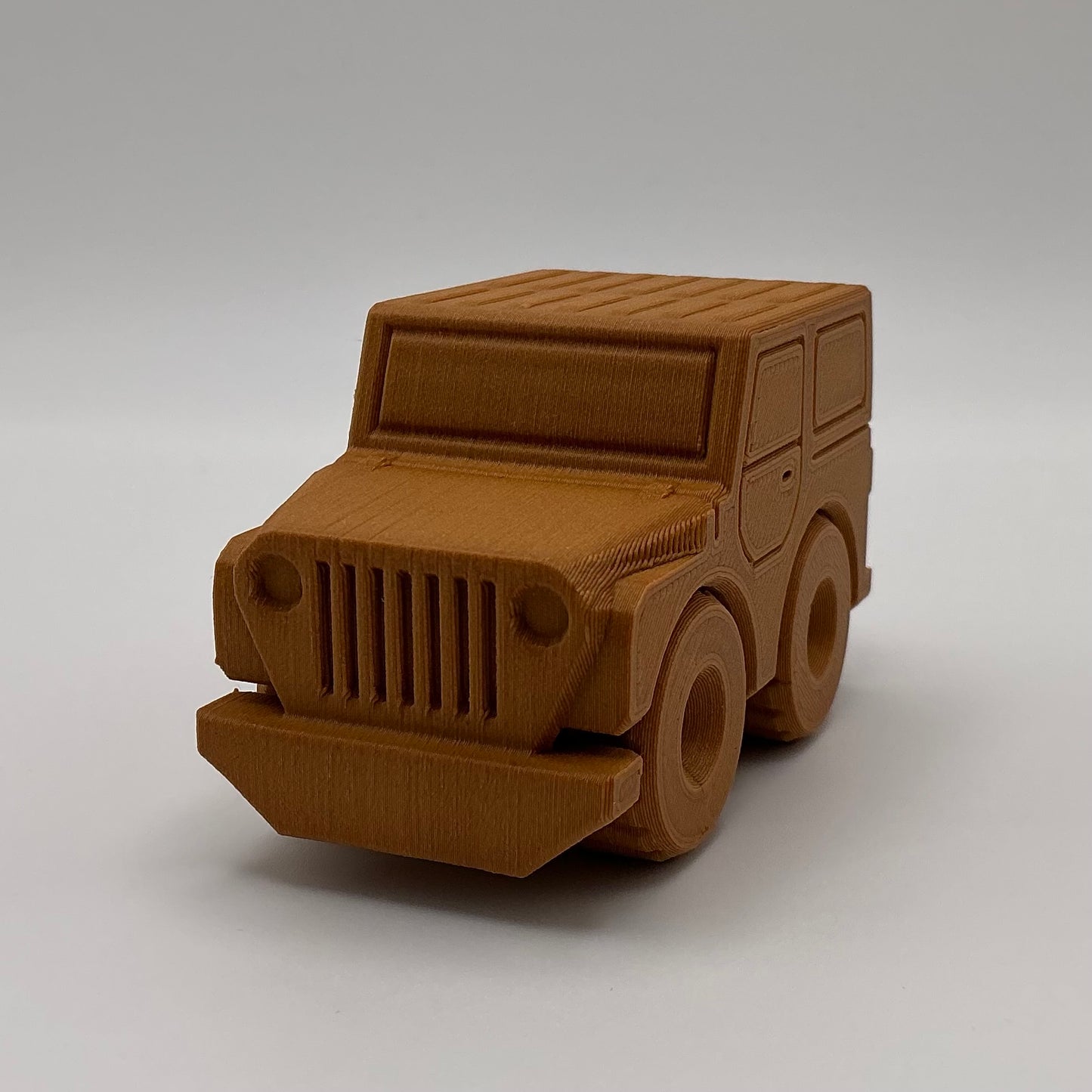 Jeep Hard Top Transport Vehicle Wood PLA