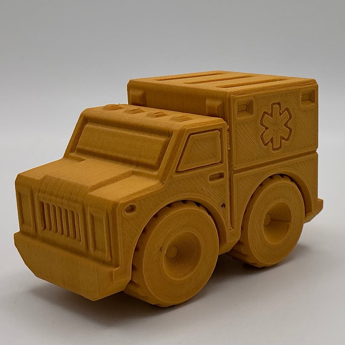 Ambulance Emergency Vehicle Wood PLA