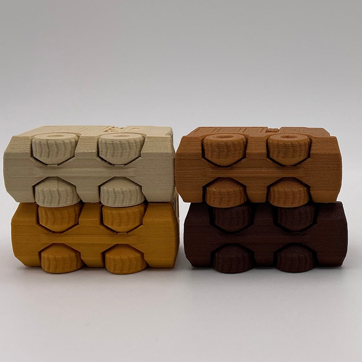 Fire Engine Truck Mini Transport Vehicle Wood PLA