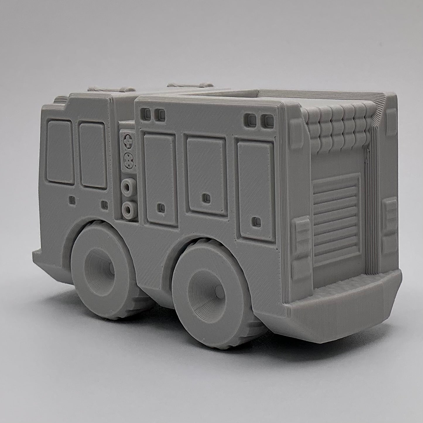 3D Printed Fire Engine Toy Fire Truck Transport Vehicle Emergency Rescue Toy Eco Friendly Durable Firefighter Truck