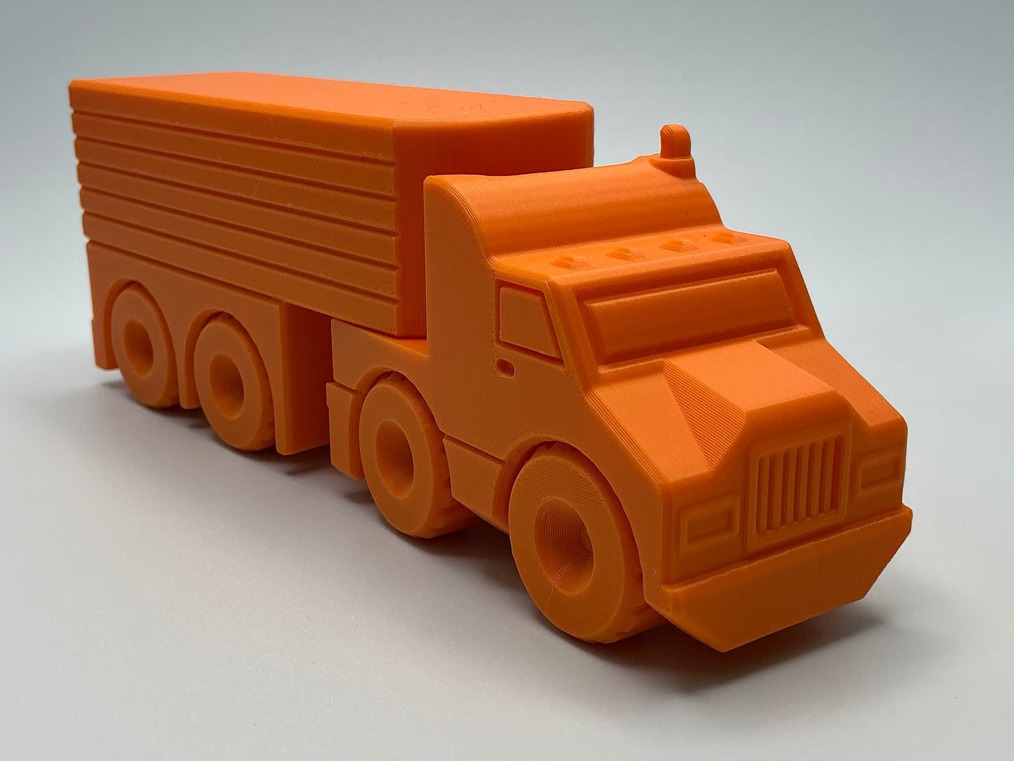 American Semi Truck Transport Vehicle