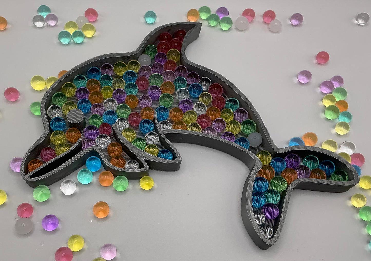 Large Sensory Filling Tray: Dolphin