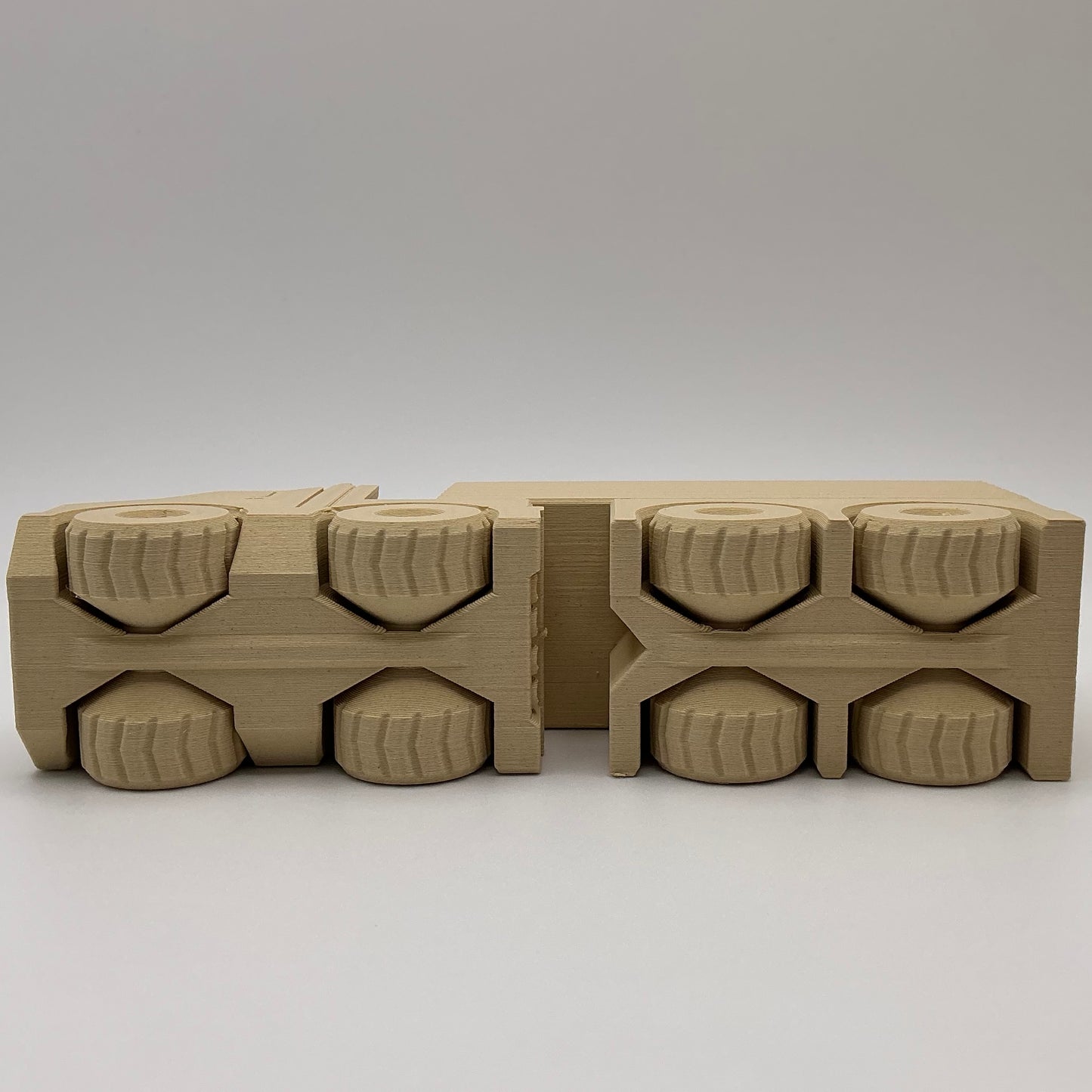 American Semi Truck Transport Vehicle - Wood PLA