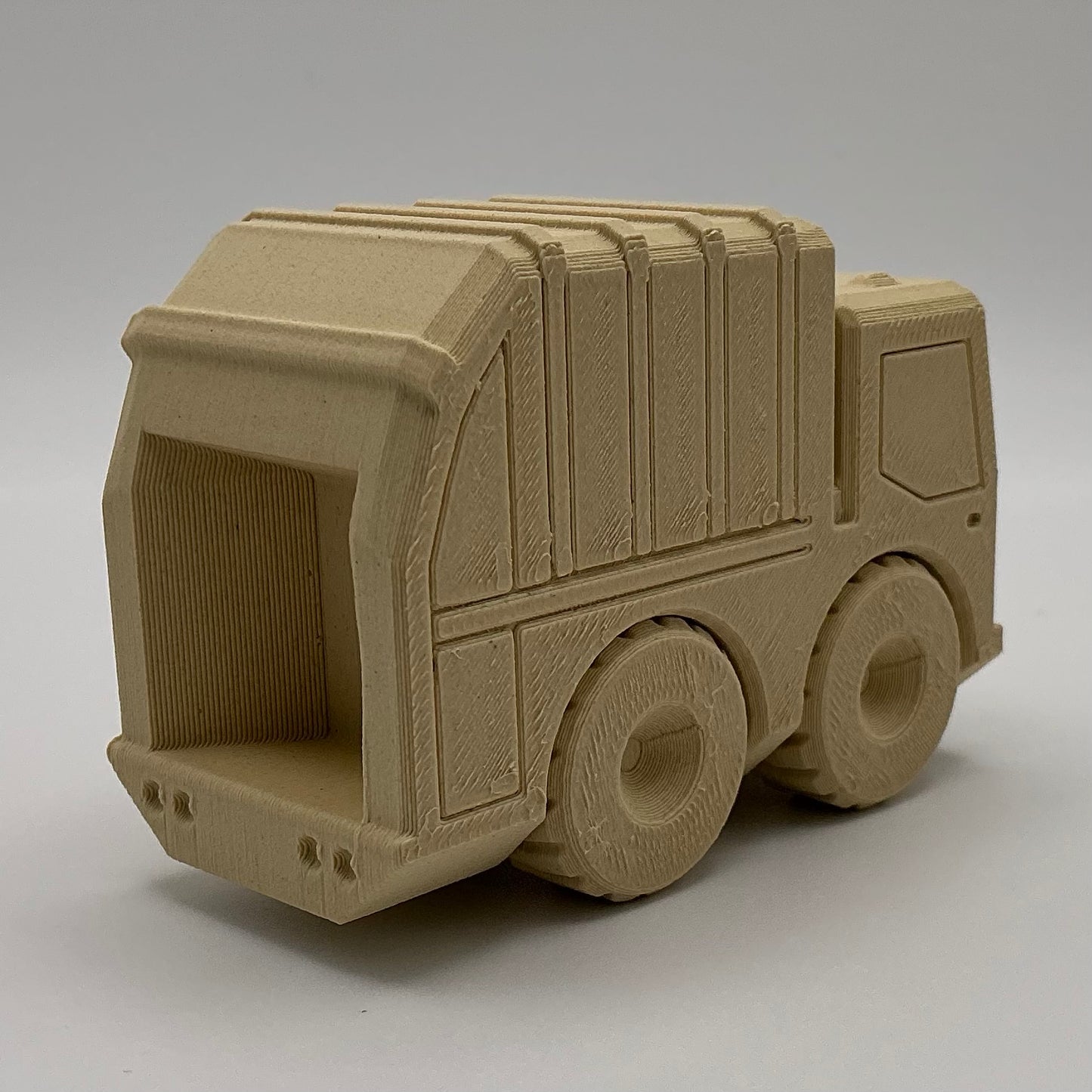 Garbage Truck Transport Vehicle - Wood PLA
