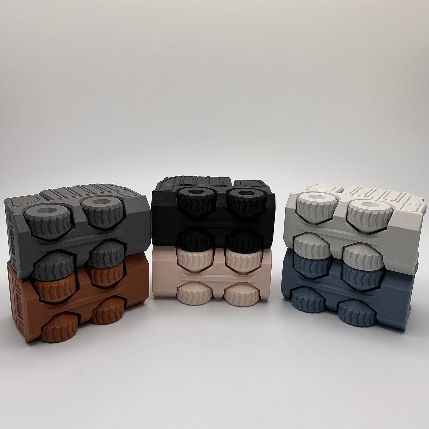 3D Printed Garbage Truck Toy Articulated Recycling Vehicle Durable Kids Toy Truck Eco-Friendly