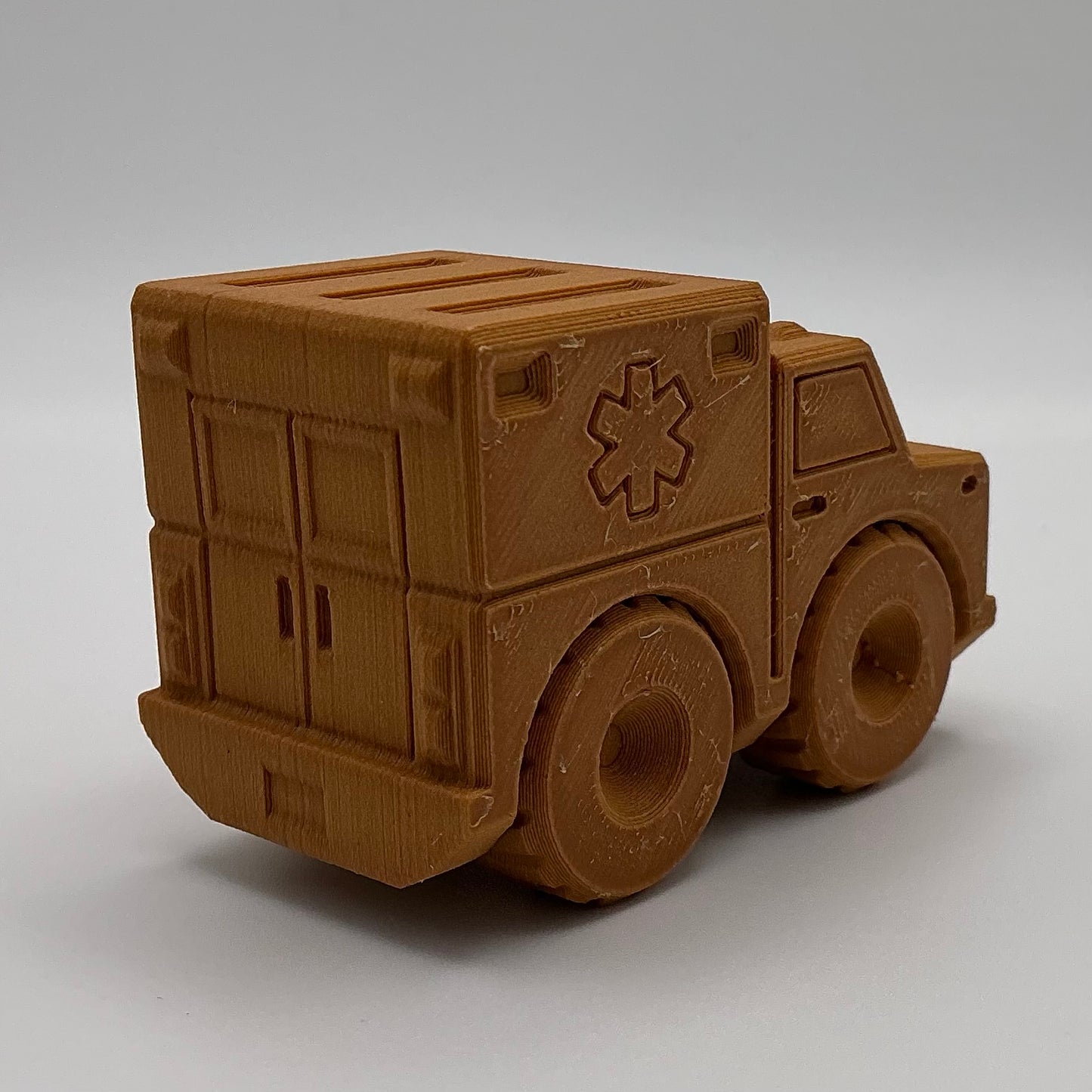 Ambulance Emergency Vehicle Wood PLA