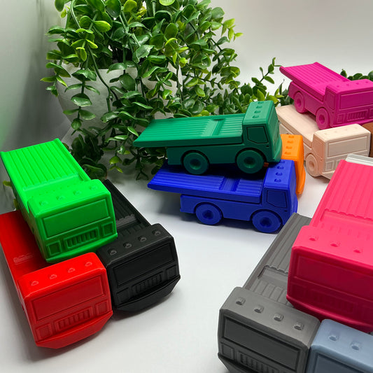 Toy Tow Truck Transport Vehicle Toy Vehicle - 3D printed eco-friendly toy by Sarah's 3D Prints