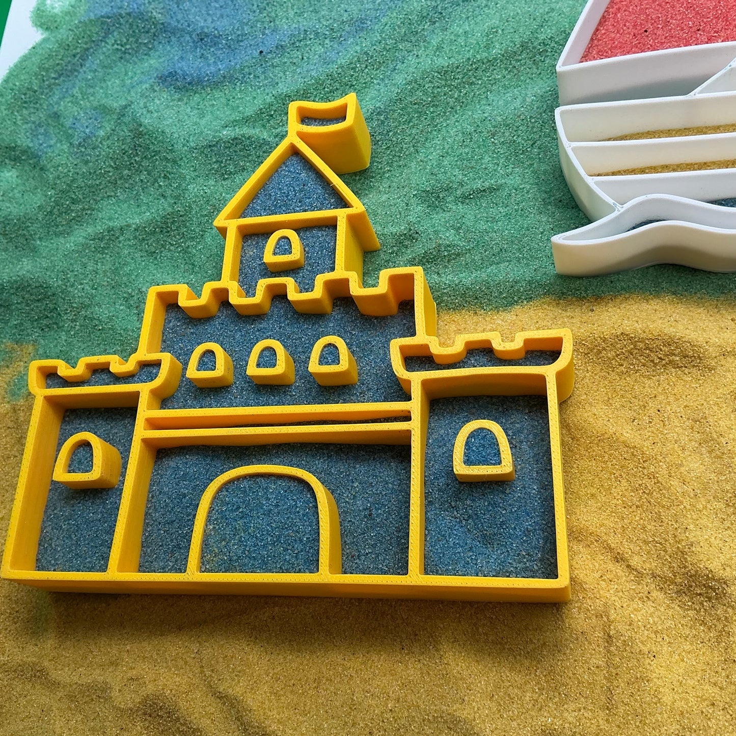 Holiday Sand Sensory Filling Trays