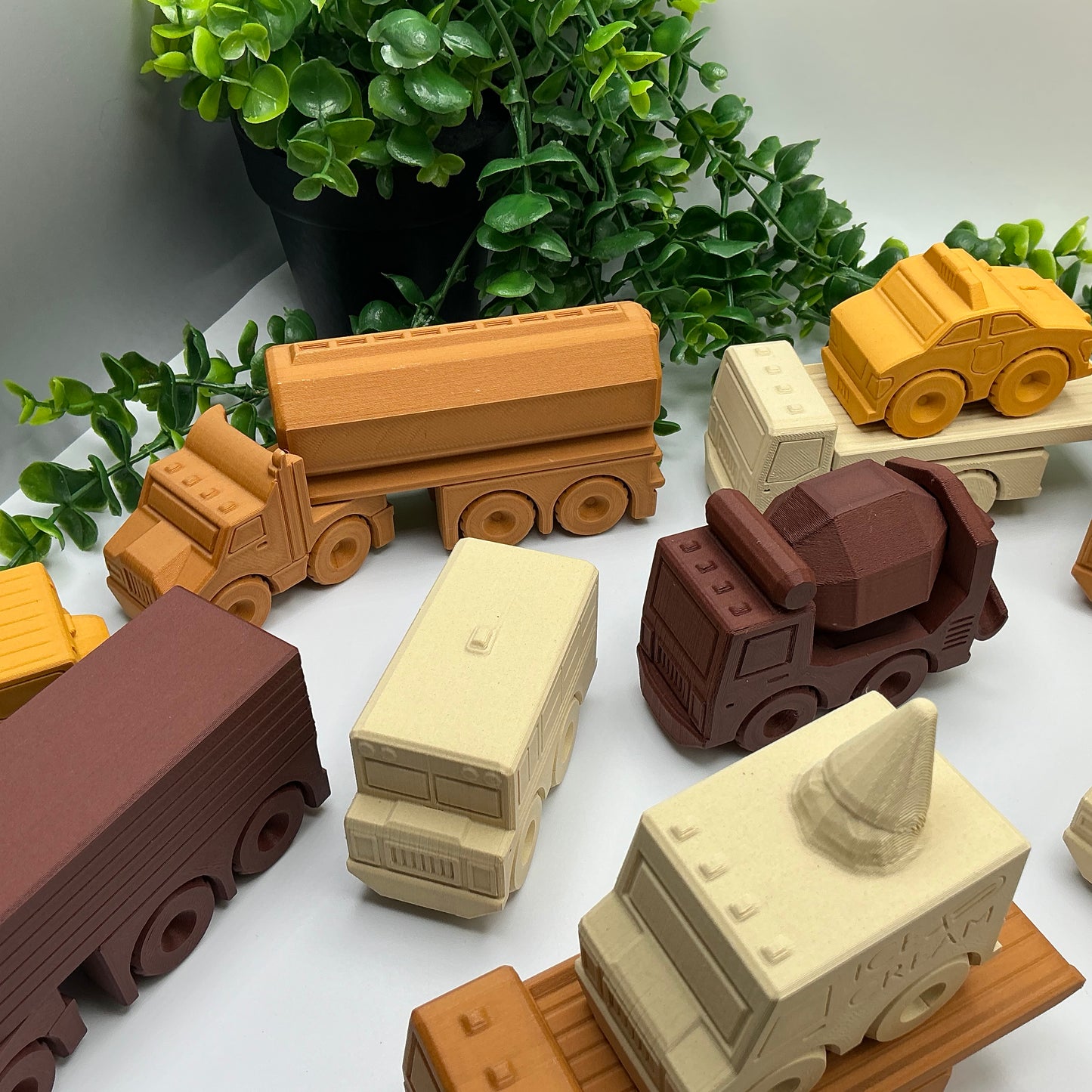 3D Printed Transport Vehicles in Wood PLA - View 69