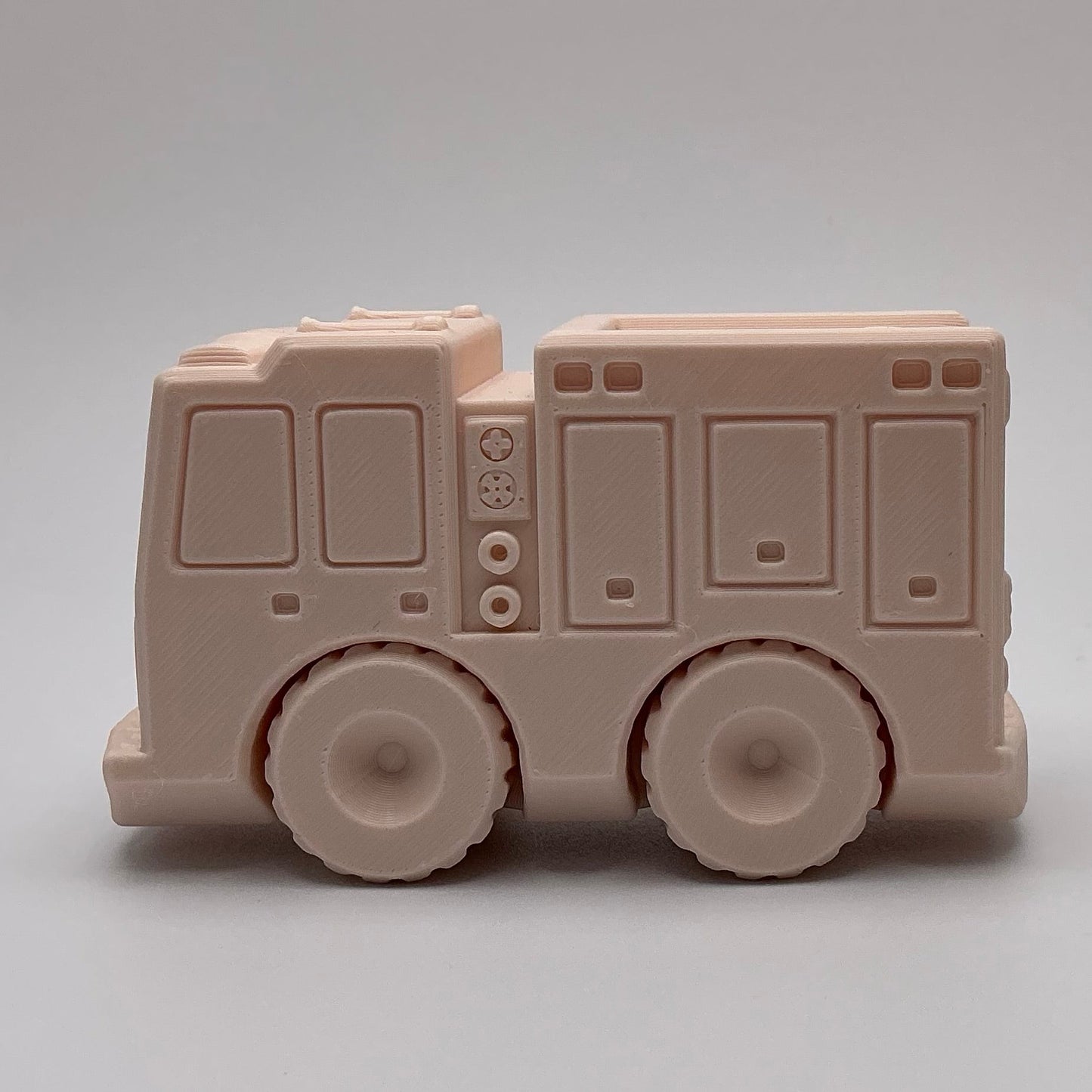 3D Printed Fire Engine Toy Fire Truck Transport Vehicle Emergency Rescue Toy Eco Friendly Durable Firefighter Truck