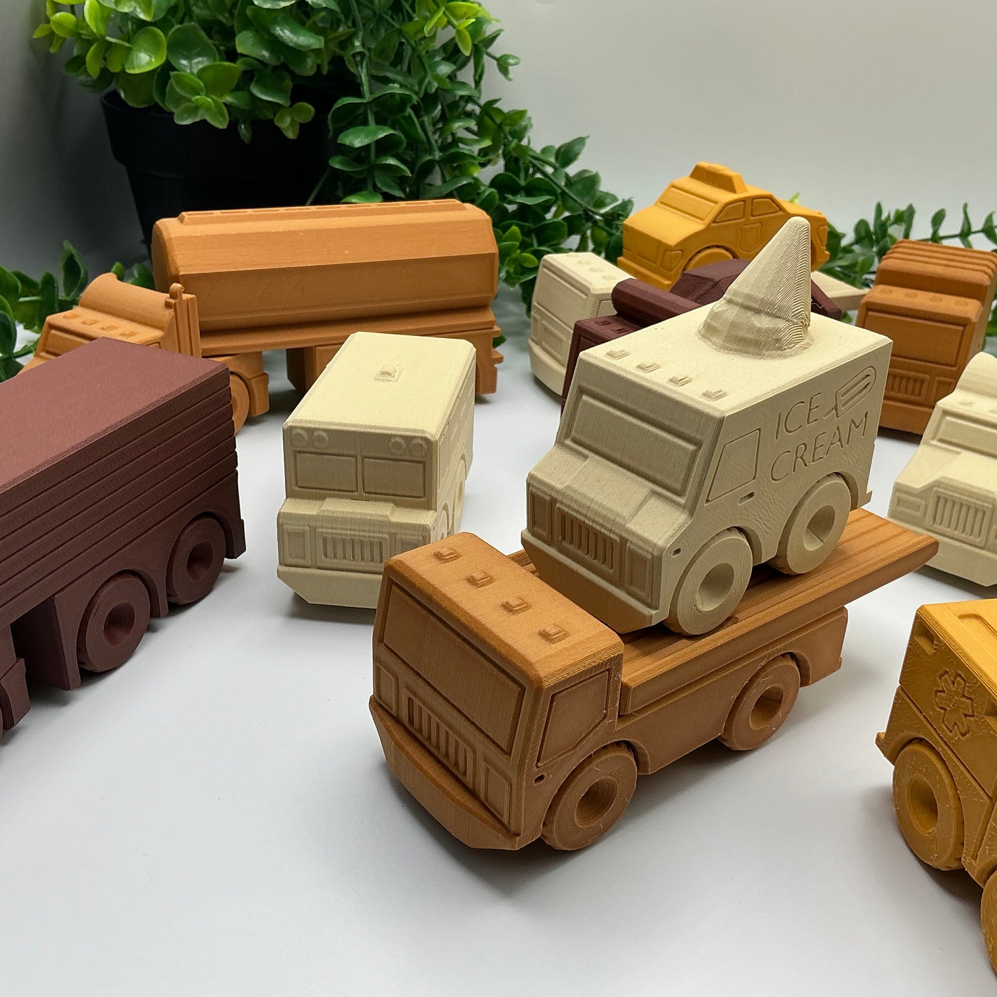 3D Printed Transport Vehicles in Wood PLA - View 67