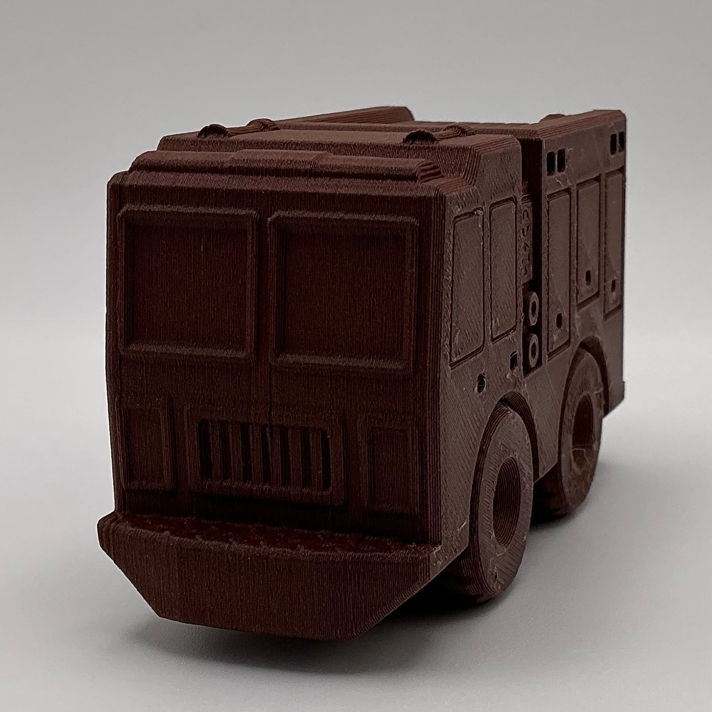 Fire Engine Truck Transport Vehicle Wood PLA