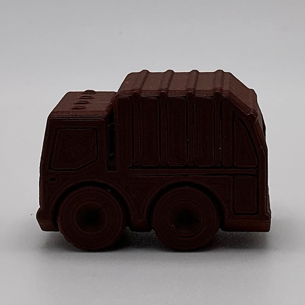 Garbage Truck Mini Transport Vehicle Wood PLA