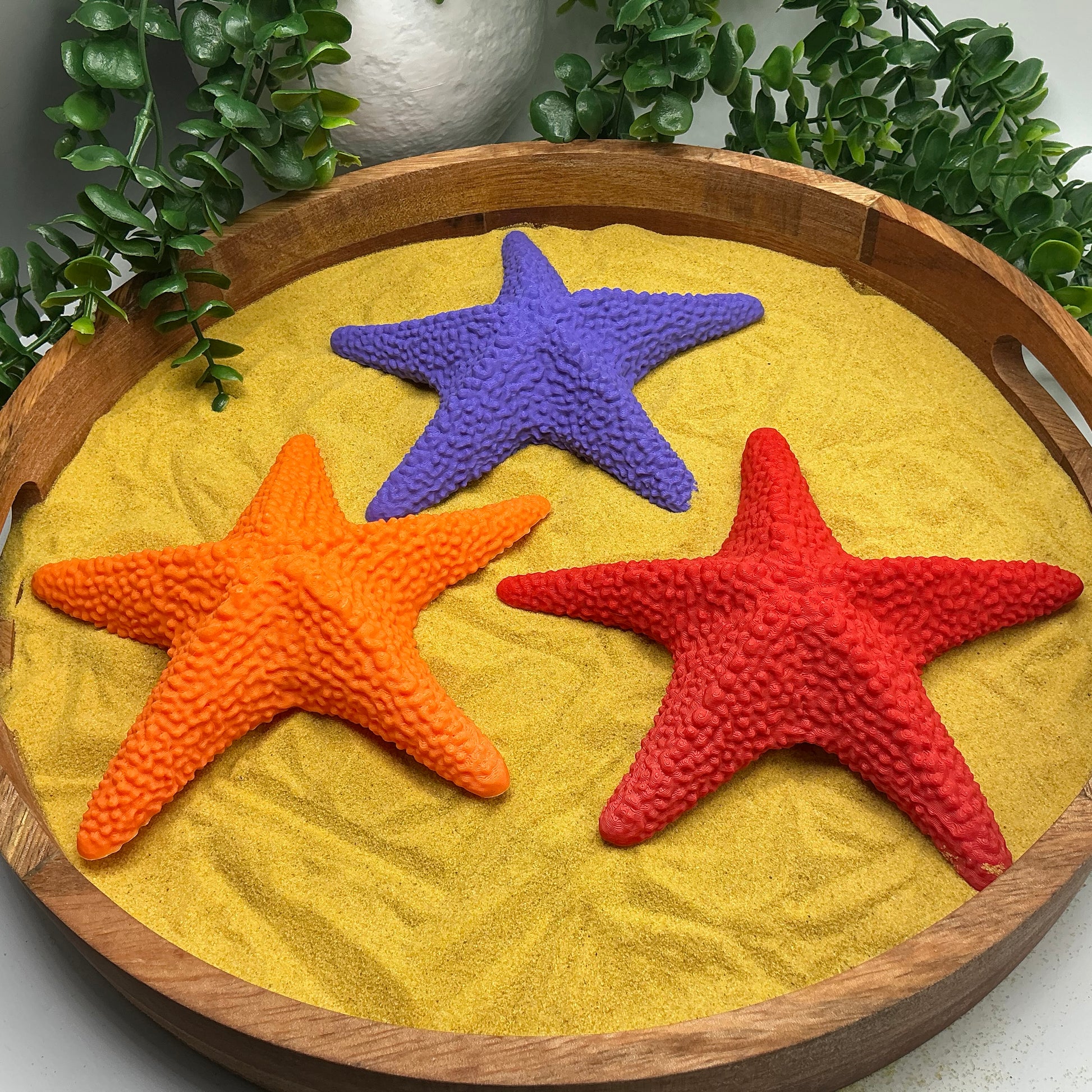 Floating Starfish Sensory Water Bath Play - 3D printed eco-friendly toy by Sarah's 3D Prints