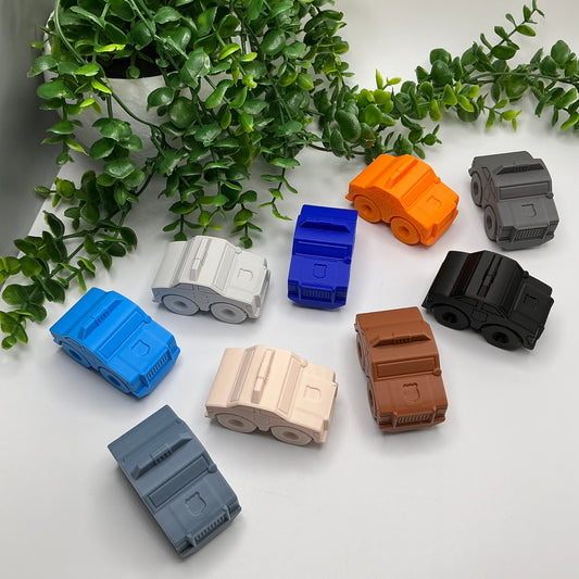 Police Car Patrol Vehicle Emergency Squad Car Durable City Rescue Vehicle - 3D printed eco-friendly toy by Sarah's 3D Prints