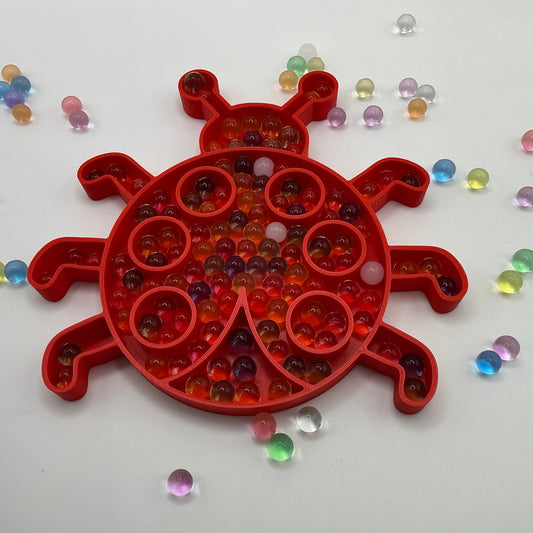 Large Sensory Filling Tray: Ladybug