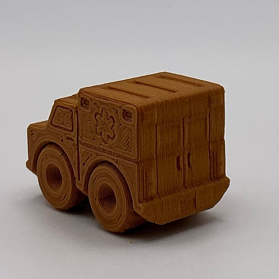 Ambulance Mini Transport Vehicle Wood PLA