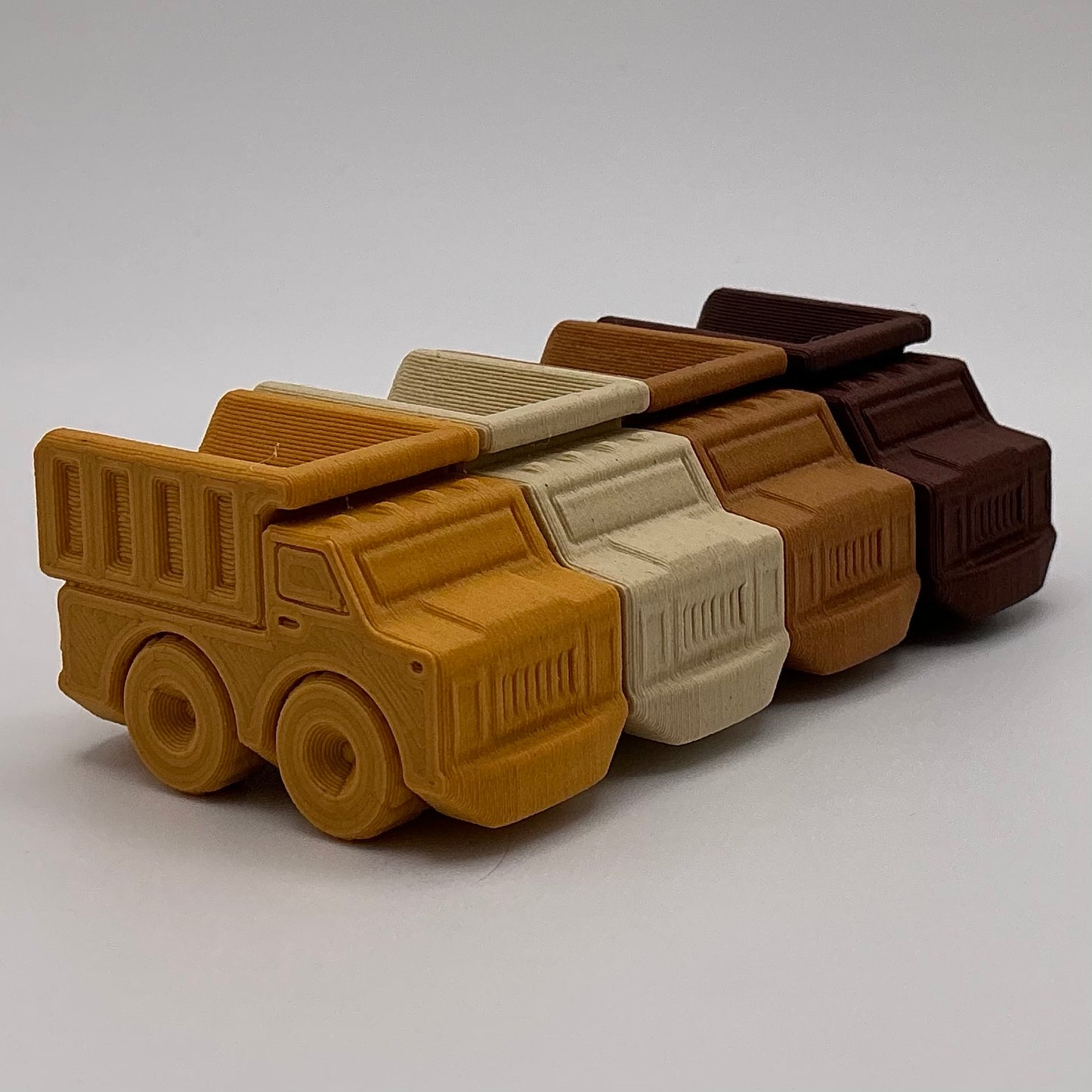 Dump Truck Mini Transport Vehicle Wood PLA