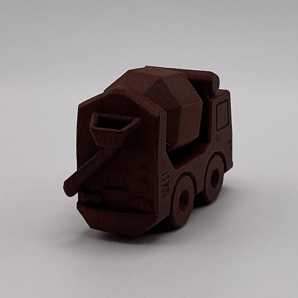 Concrete Mixer Truck Mini Transport Vehicle Wood PLA