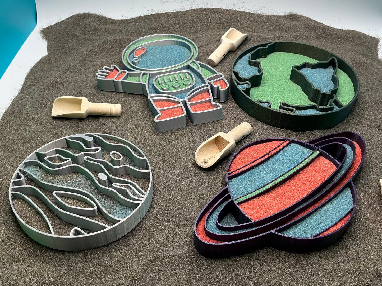Large Space Sand Sensory Filling Trays