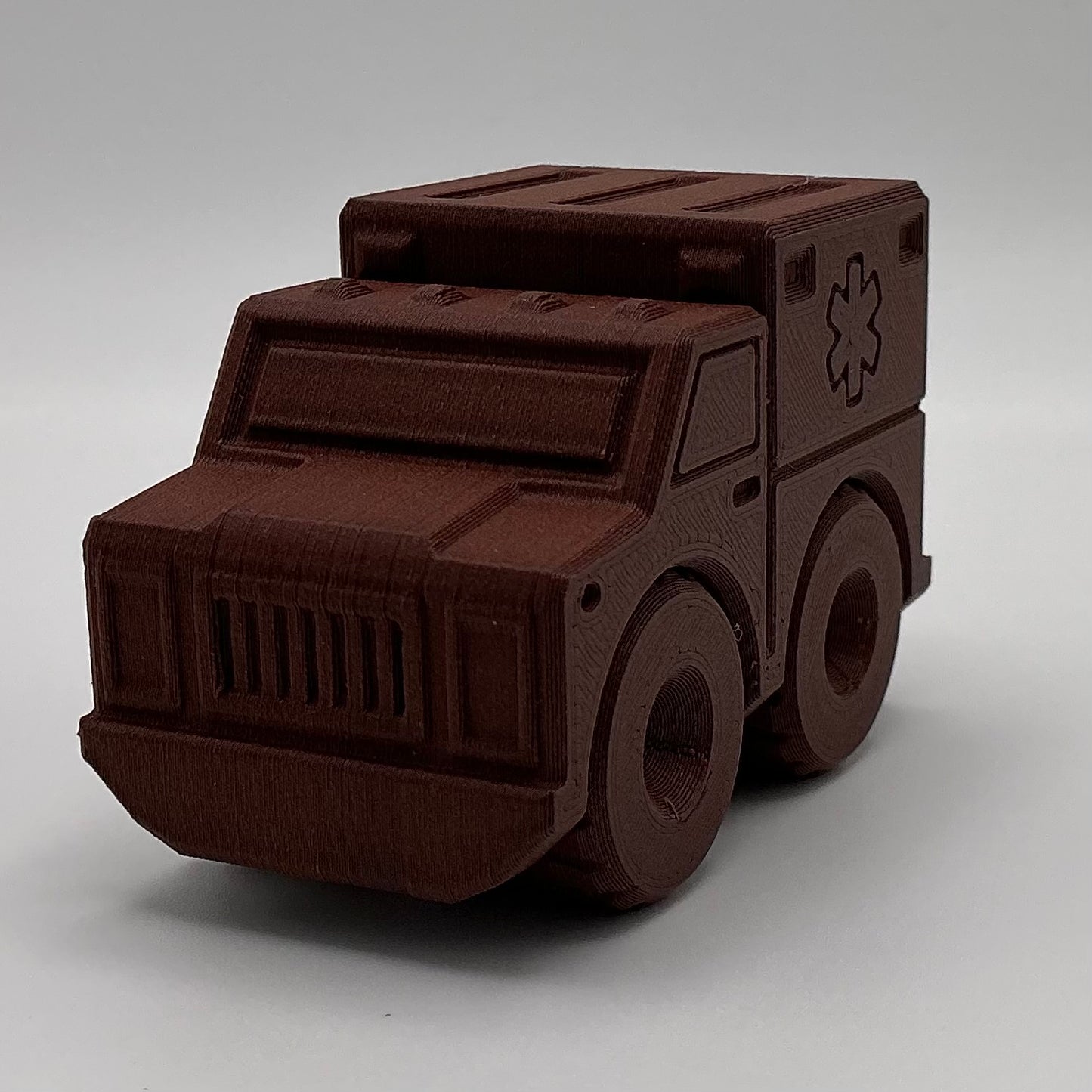 Ambulance Emergency Vehicle Wood PLA