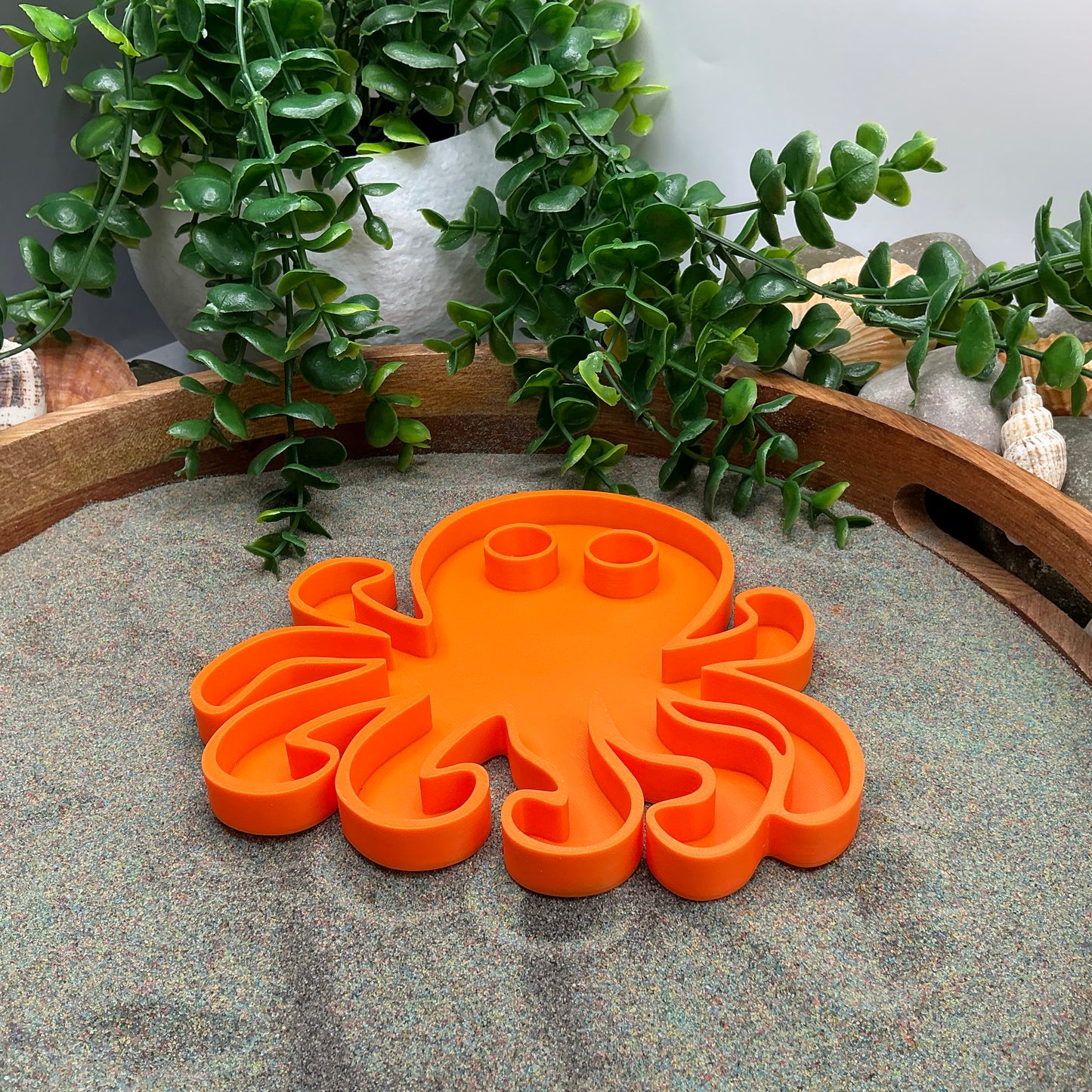 Large Octopus Sensory Filling Tray - Eco-Friendly 3D Printed for Sand, Rice & Oats