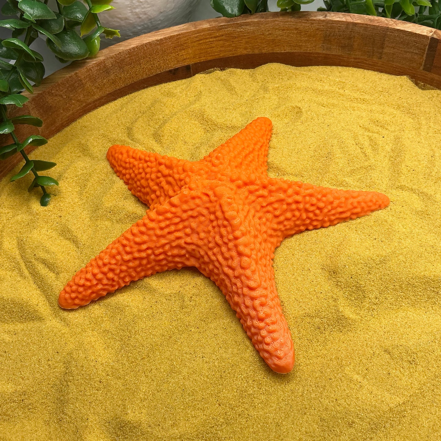 Floating Starfish Sensory Water Bath Play - side view