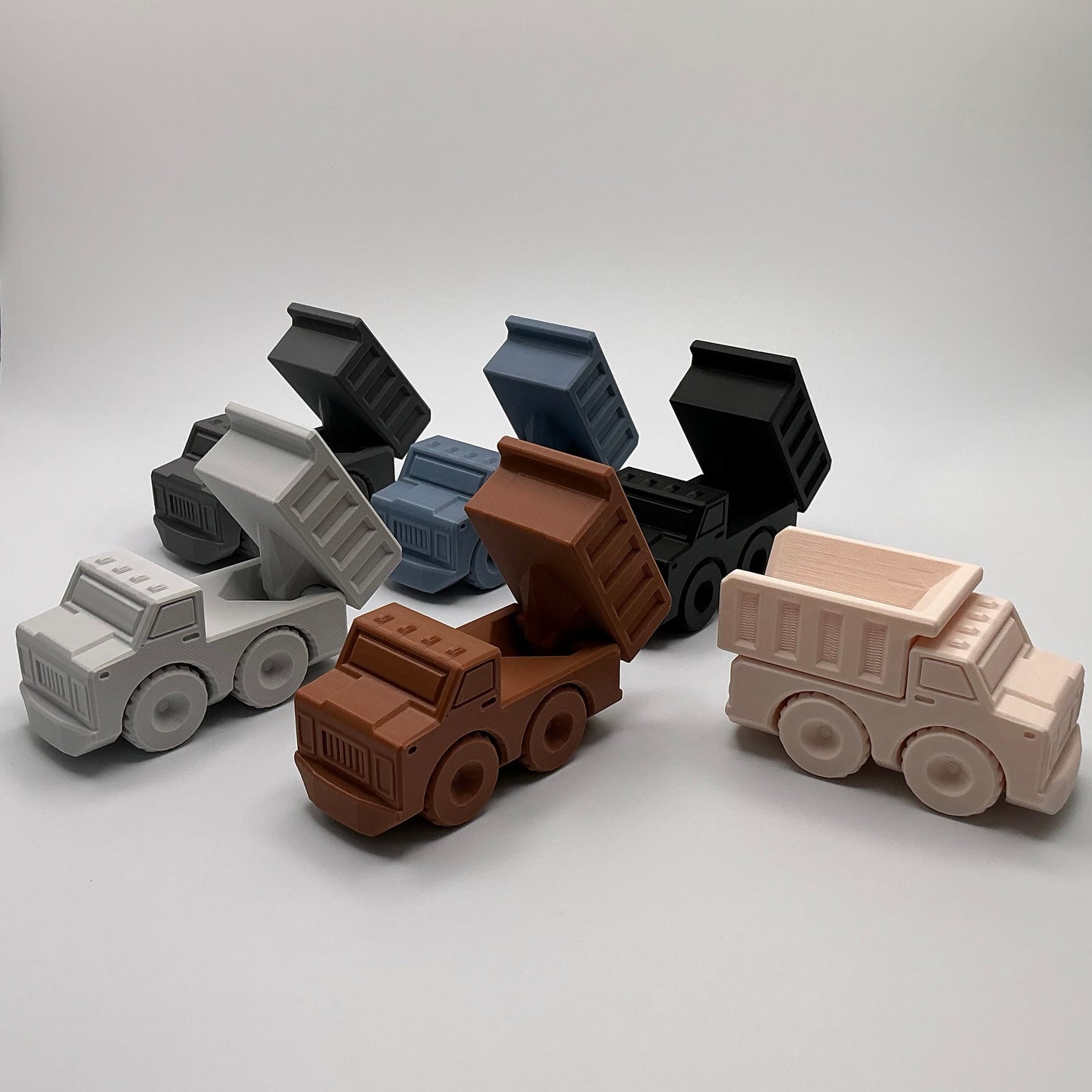 3D Printed Articulated Dump Truck Toy Construction Vehicle Durable Eco Friendly Hauler Work Truck