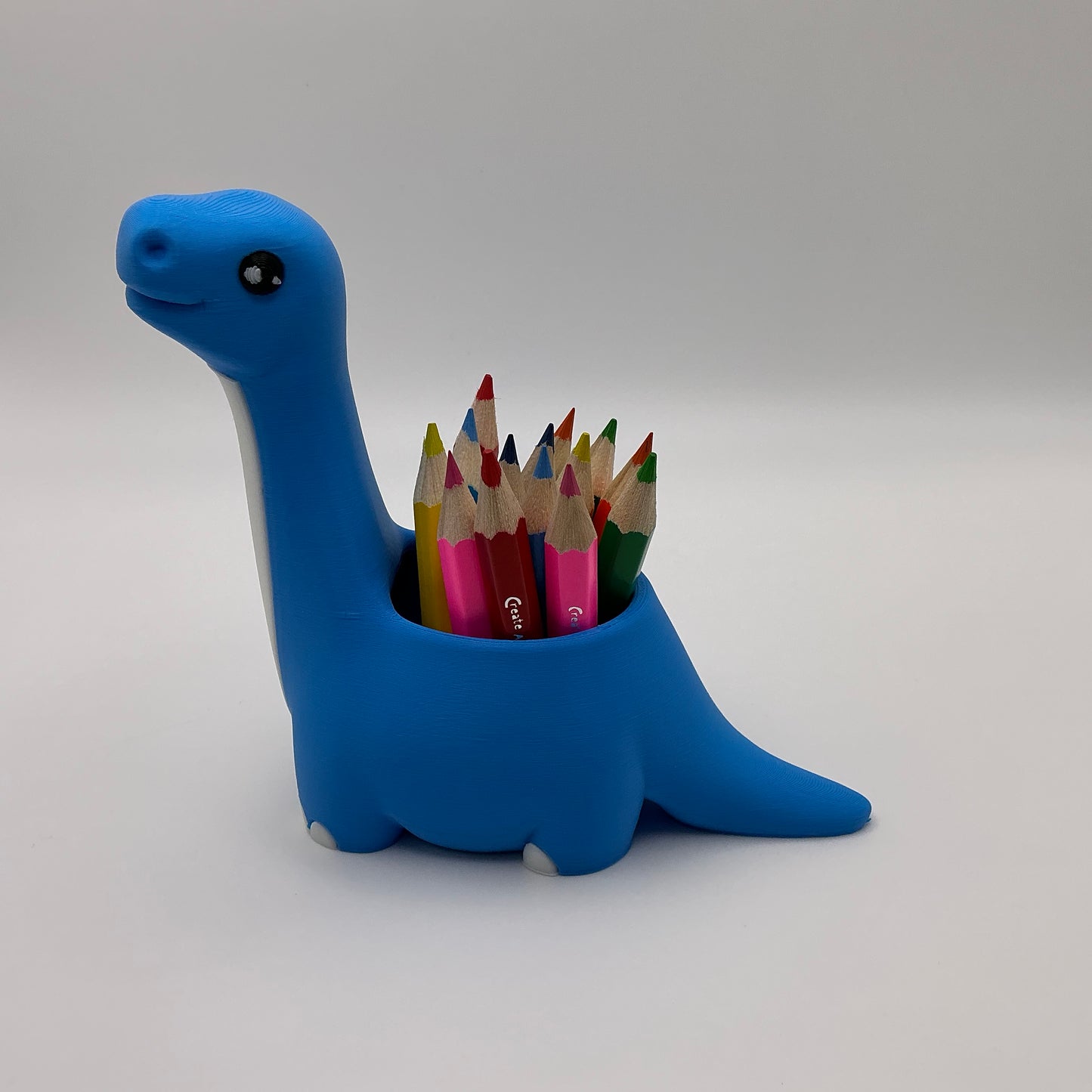 Dinosaur Pencil Holder for Kids 3D Printed T-Rex Desk Organizer Cute Dino Room D - Main Product Image