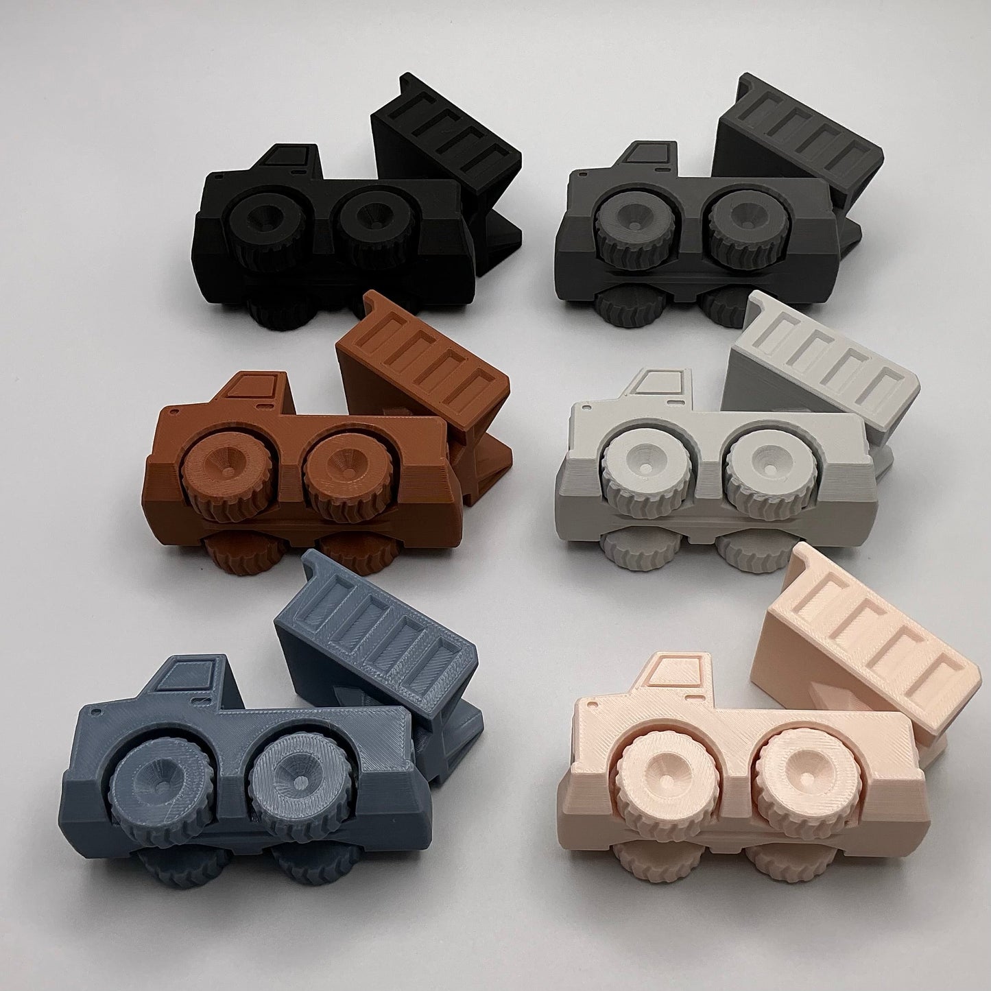 3D Printed Articulated Dump Truck Toy Construction Vehicle Durable Eco Friendly Hauler Work Truck