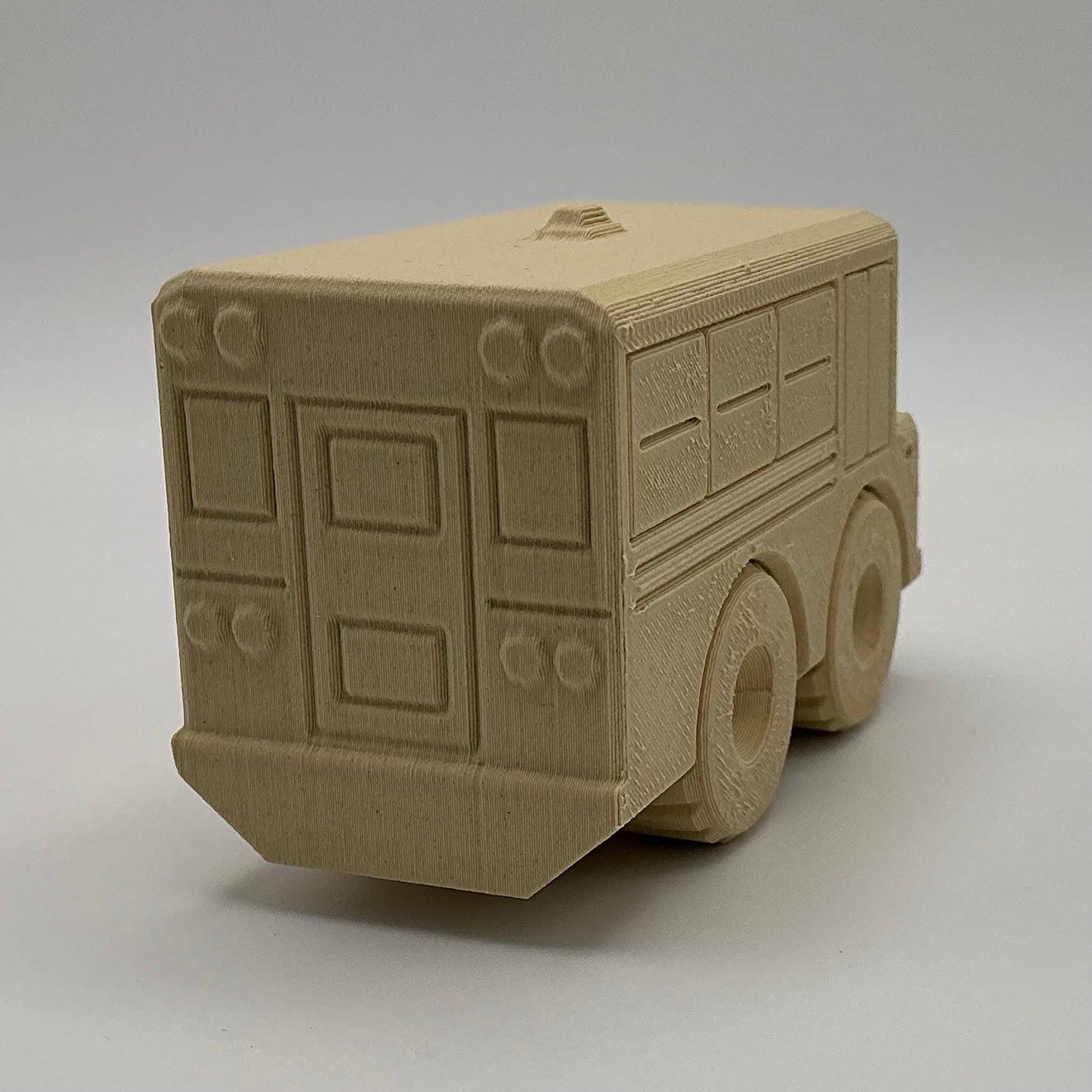 School Bus Transport Vehicle - Wood PLA