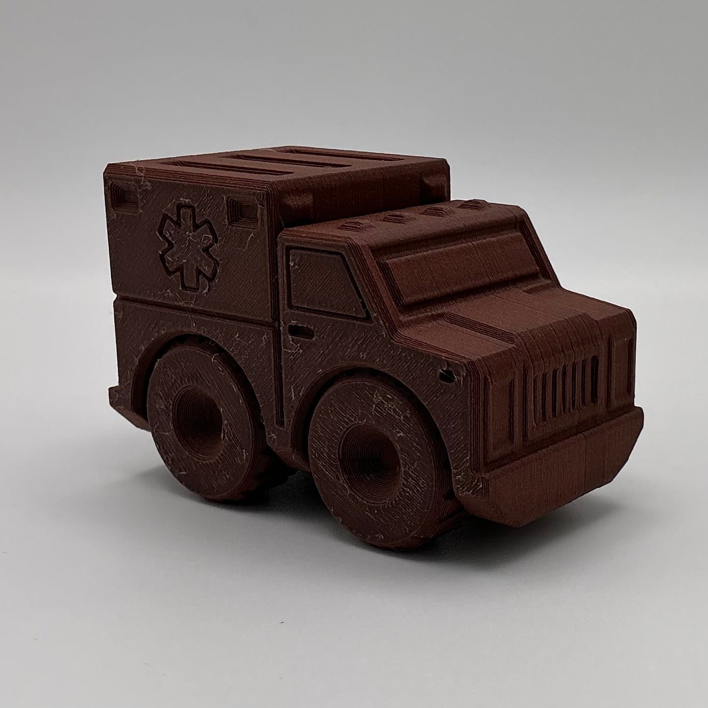 Ambulance Emergency Vehicle Wood PLA