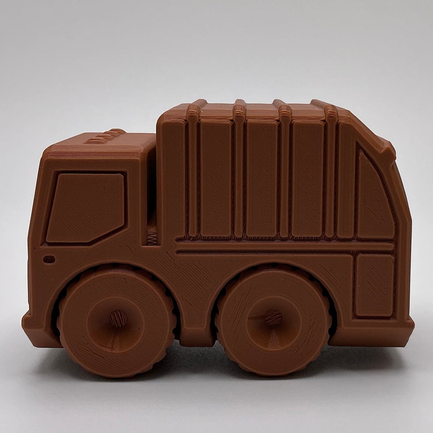 3D Printed Garbage Truck Toy Articulated Recycling Vehicle Durable Kids Toy Truck Eco-Friendly