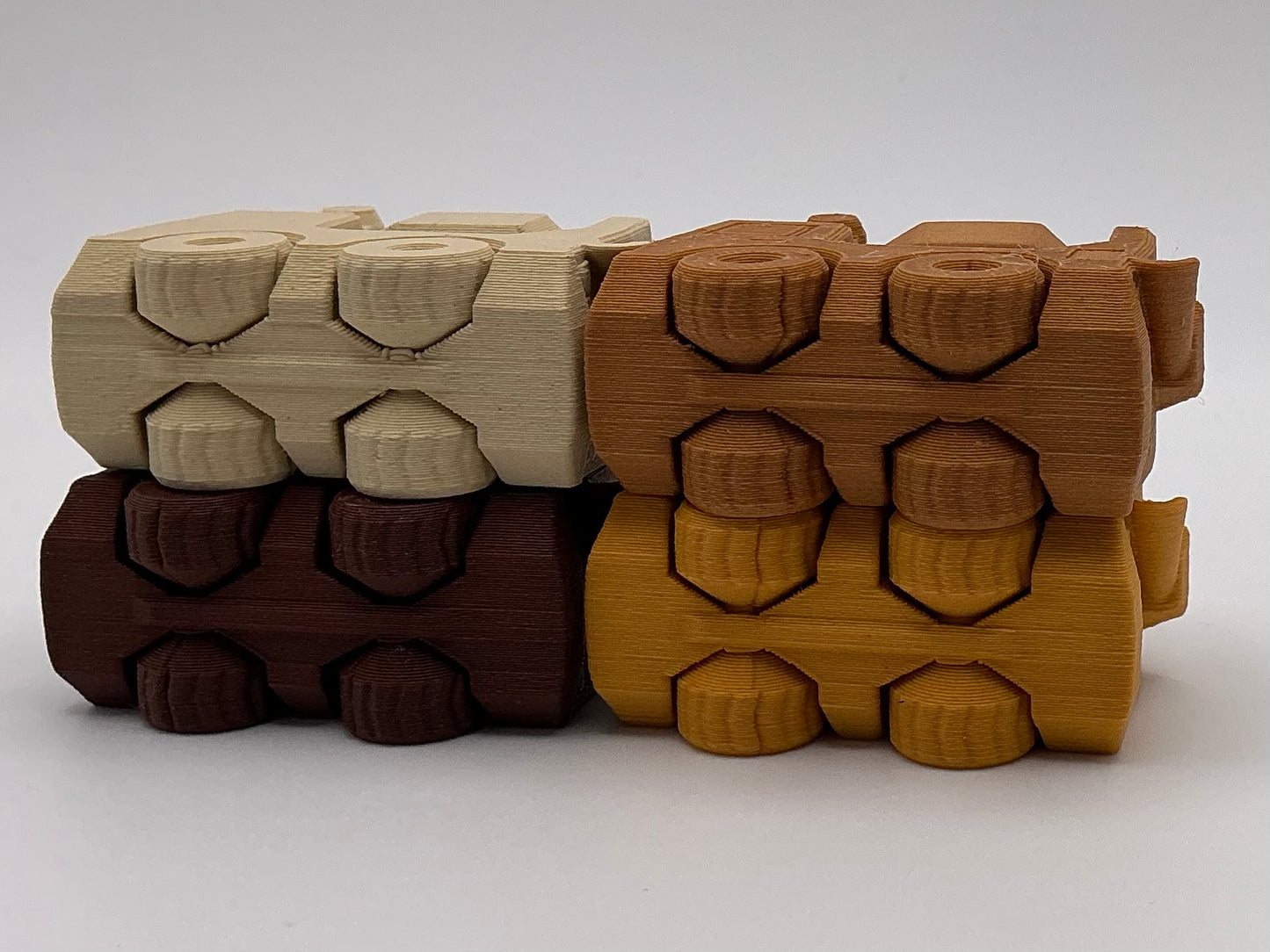 Concrete Mixer Truck Mini Transport Vehicle Wood PLA