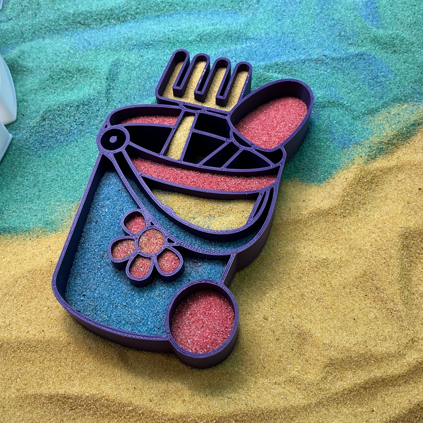 Holiday Sand Sensory Filling Trays