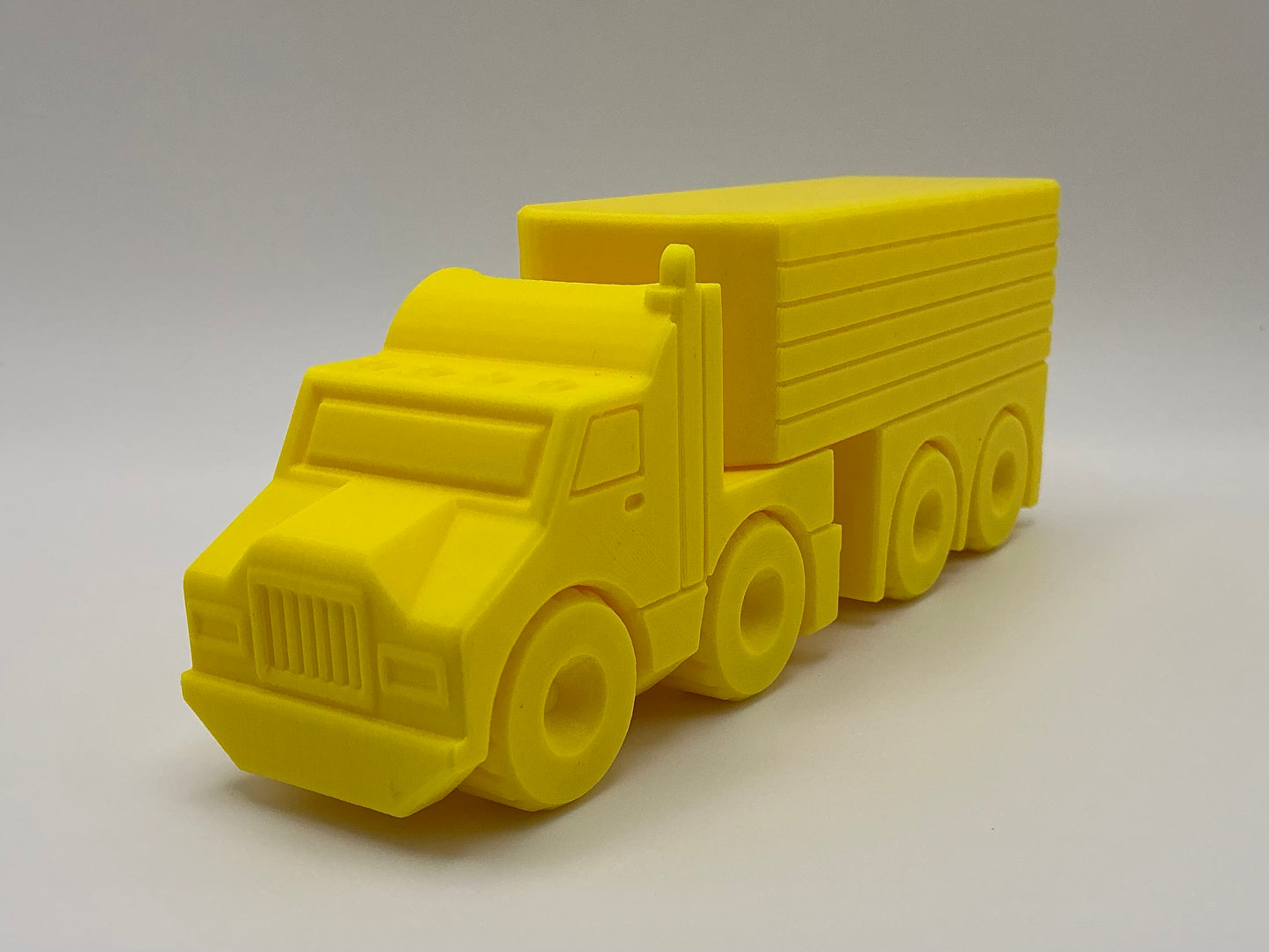 American Semi Truck Transport Vehicle