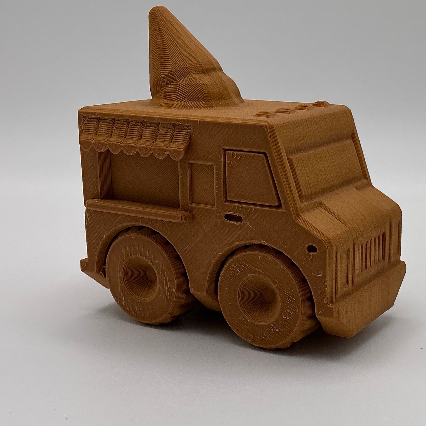 Ice Cream Van Transport Vehicle Wood PLA