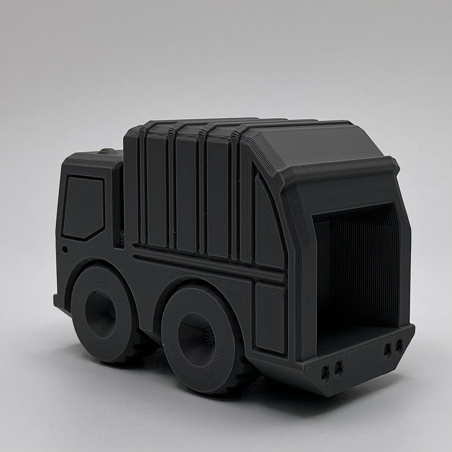 3D Printed Garbage Truck Toy Articulated Recycling Vehicle Durable Kids Toy Truck Eco-Friendly