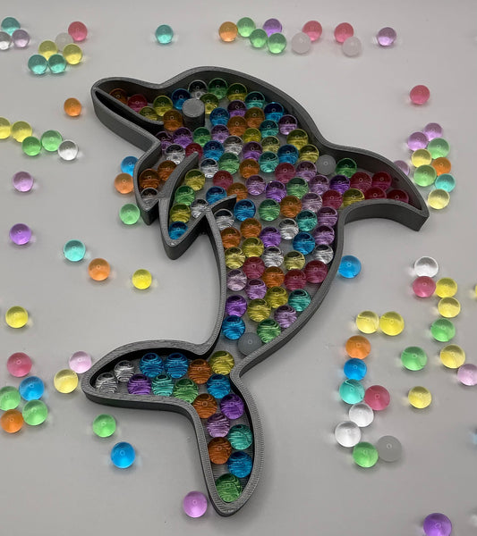 Large Sensory Filling Tray: Dolphin