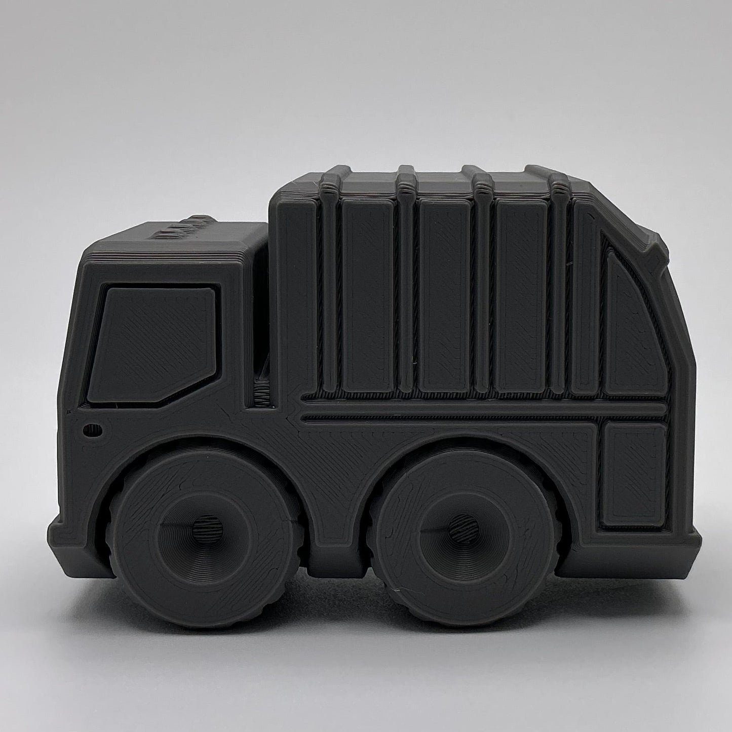 3D Printed Garbage Truck Toy Articulated Recycling Vehicle Durable Kids Toy Truck Eco-Friendly