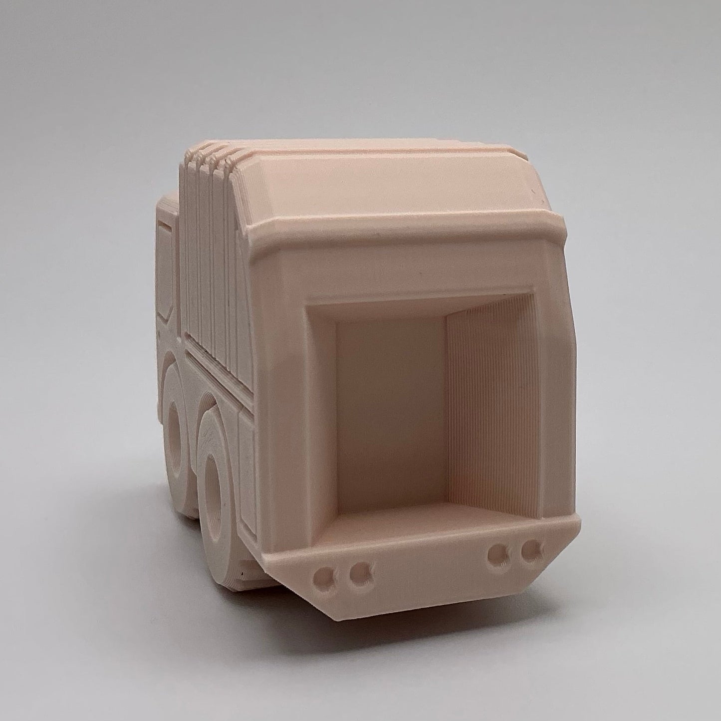 3D Printed Garbage Truck Toy Articulated Recycling Vehicle Durable Kids Toy Truck Eco-Friendly
