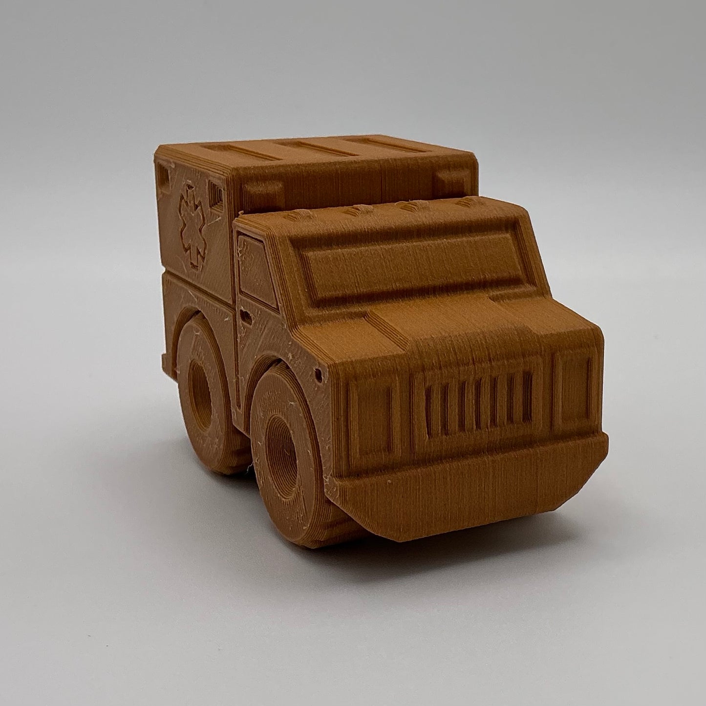 Ambulance Emergency Vehicle Wood PLA