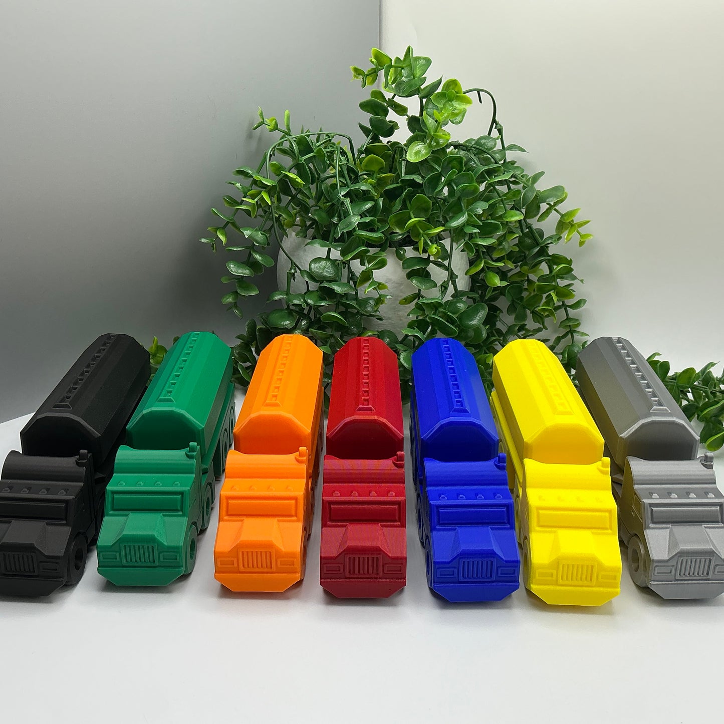 Large Tanker Fuel Truck Vehicle Fuel Transporter, & Durable - 3D printed eco-friendly toy by Sarah's 3D Prints
