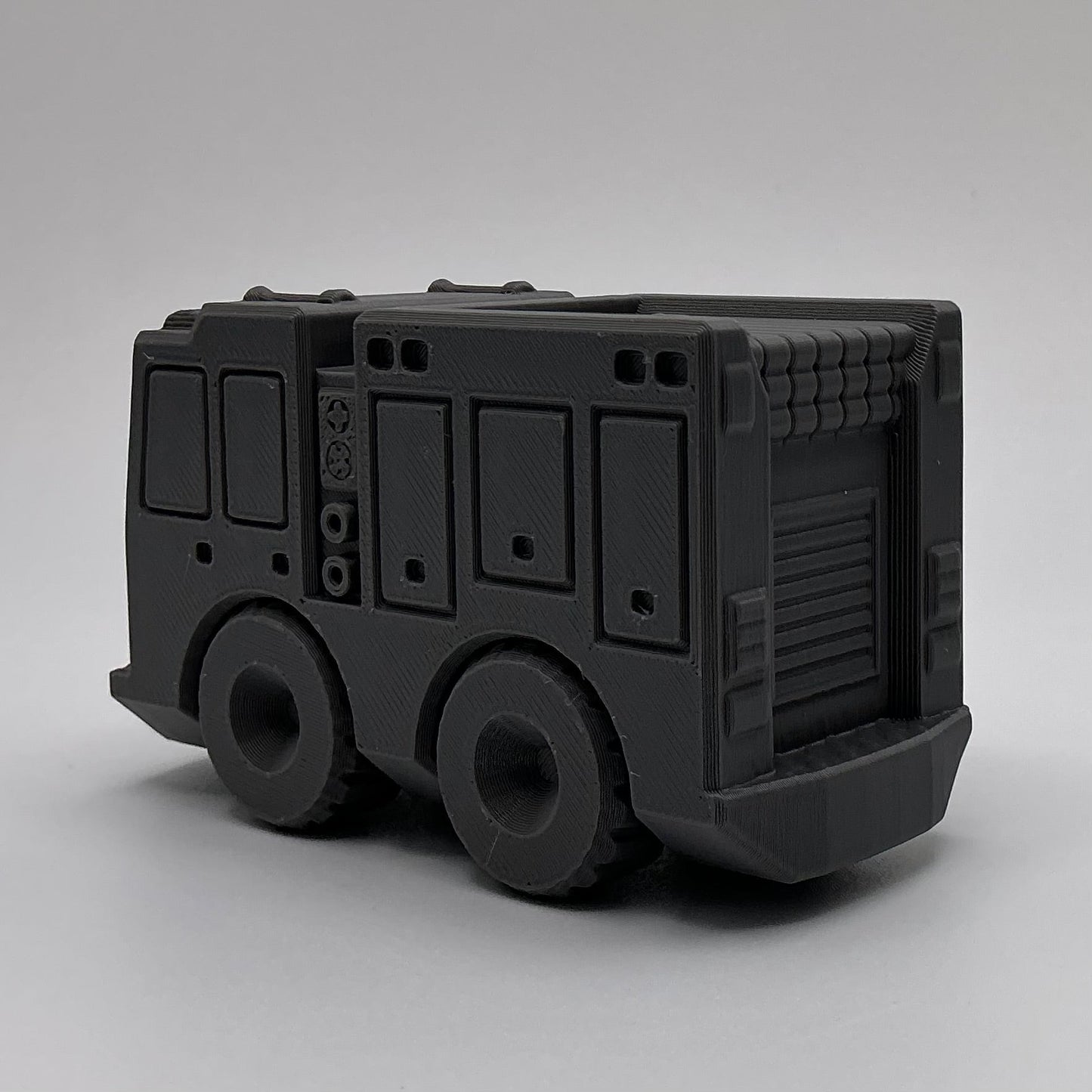 3D Printed Fire Engine Toy Fire Truck Transport Vehicle Emergency Rescue Toy Eco Friendly Durable Firefighter Truck