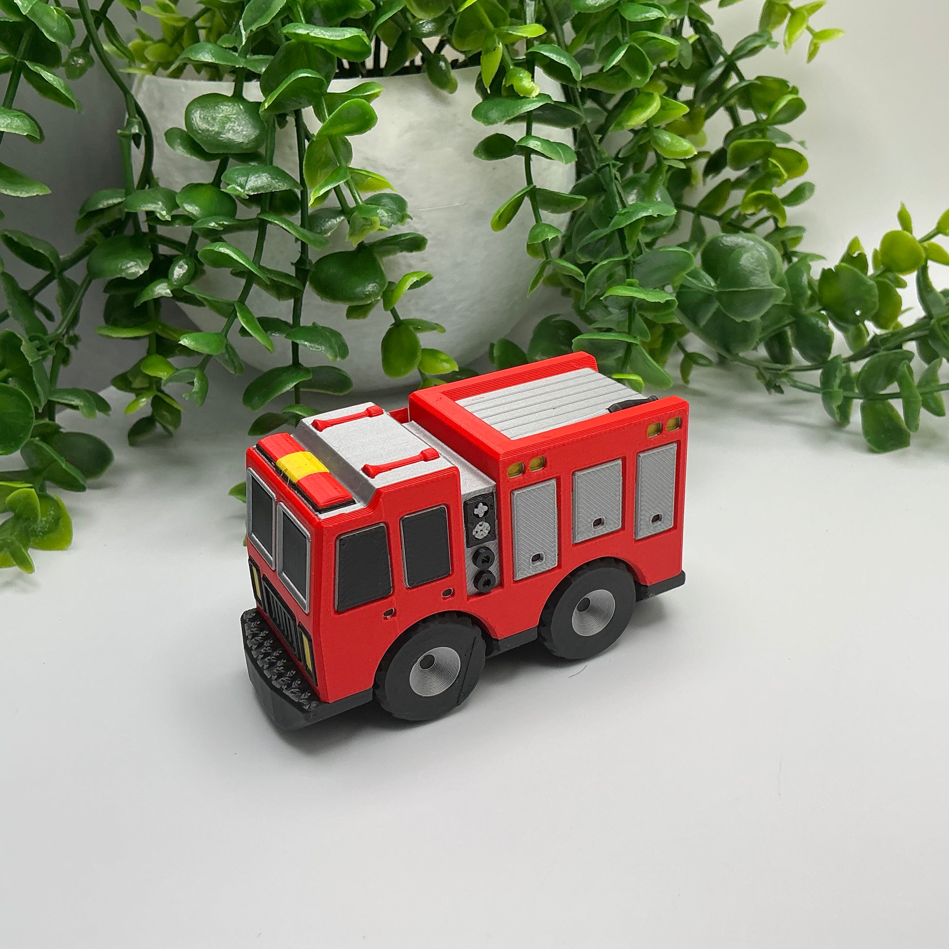 3D Printed Multi Coloured Children's Emergency Rescue Vehicle Fire Engine Truck  - Main Product Image