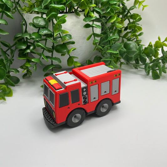 3D Printed Multi Coloured Children's Emergency Rescue Vehicle Fire Engine Truck  - Main Product Image