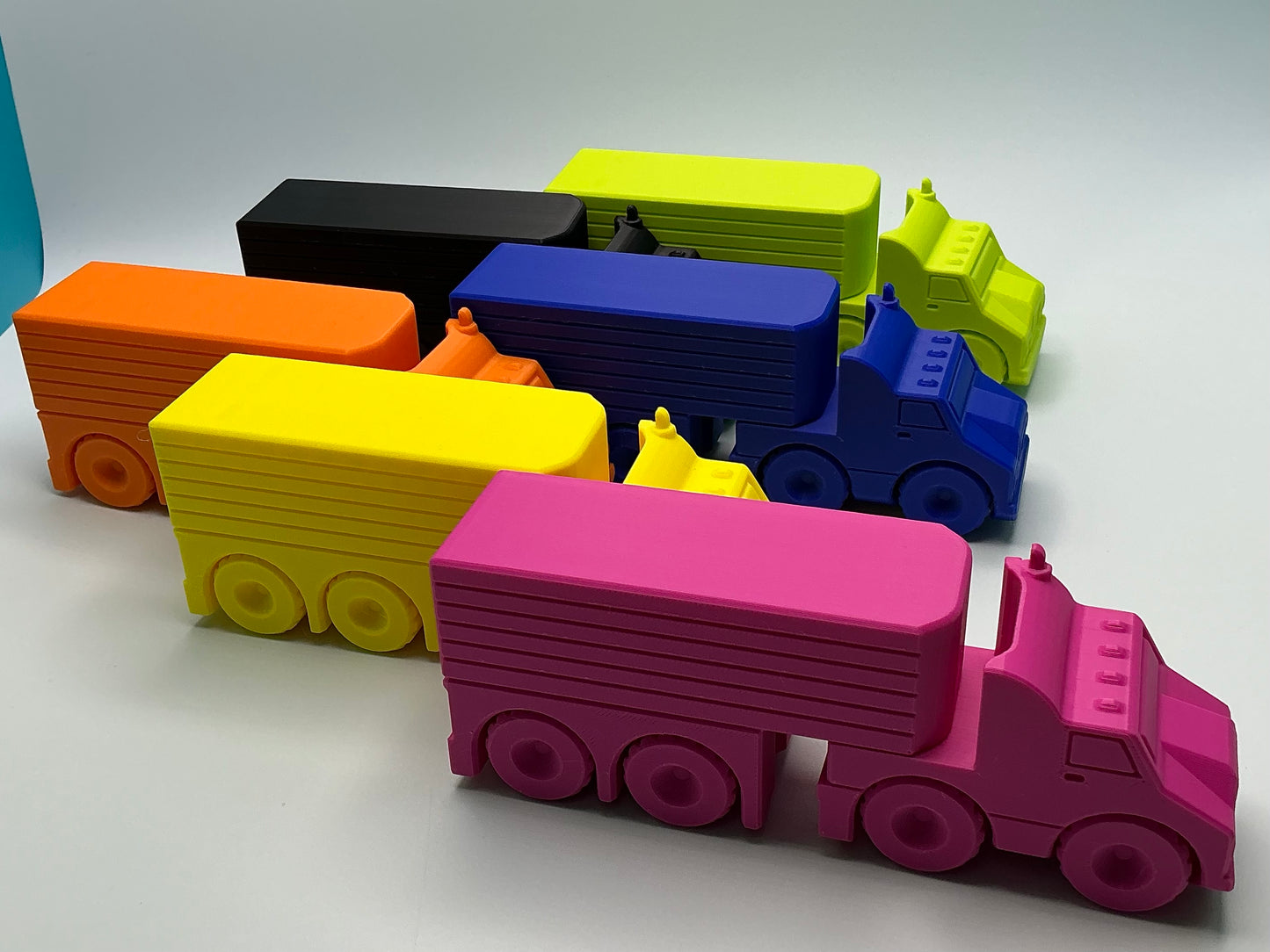 American Semi Truck Transport Vehicle