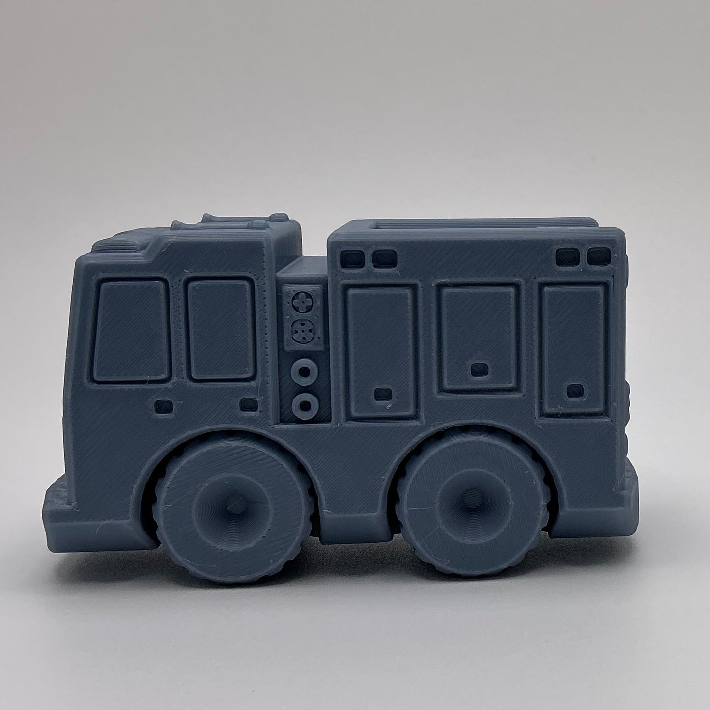 3D Printed Fire Engine Toy Fire Truck Transport Vehicle Emergency Rescue Toy Eco Friendly Durable Firefighter Truck